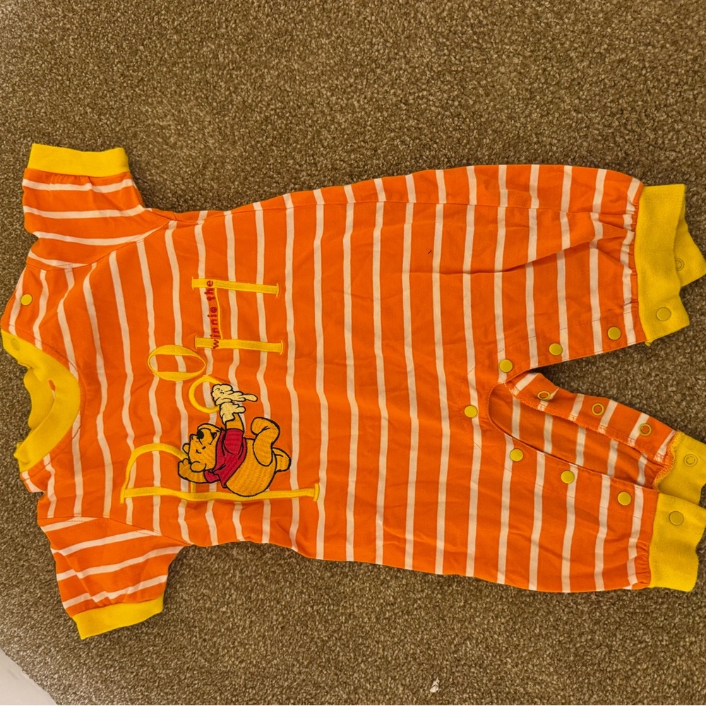 Vintage Winnie the Pooh Disney baby romper